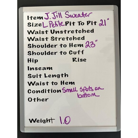 J.Jill Stretch Women’s Large Petite Pink Sweater and Matching Tank **READ** - Picture 3 of 8